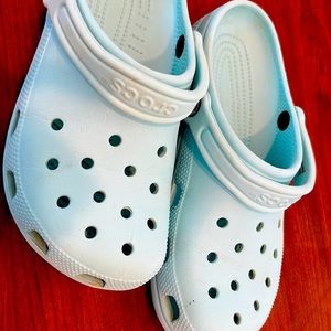 Light blue crocs